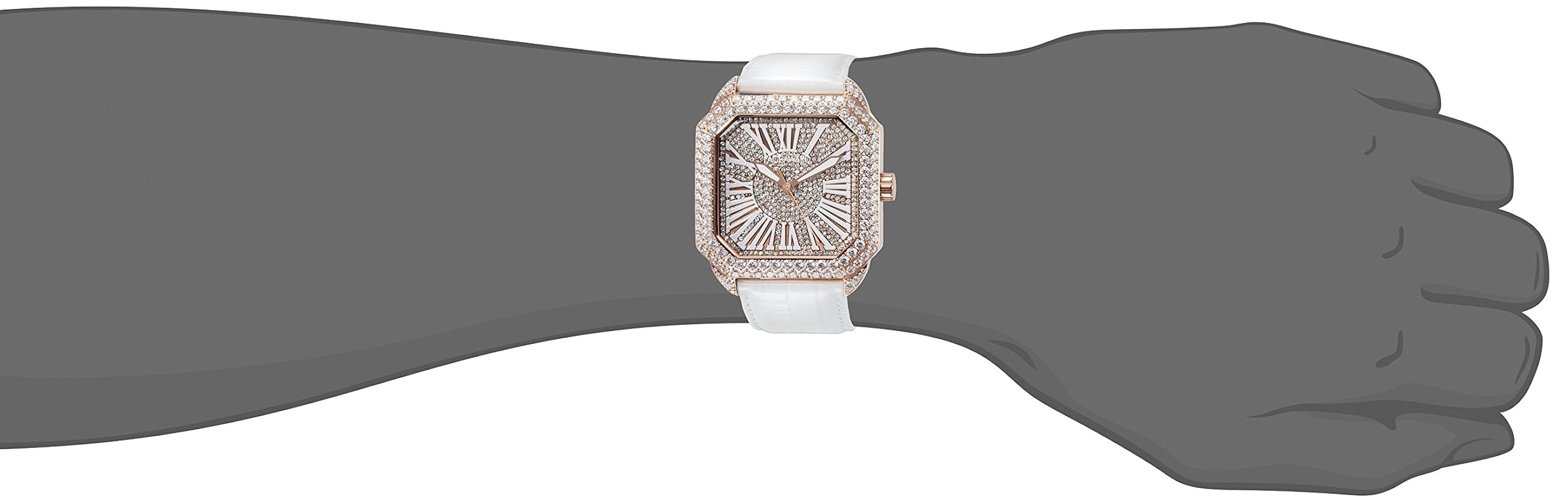 faceaward フェイスアワード Amazon.co.jp: [フェイスアワード] 腕時計 Bardot Octagon RG/WH